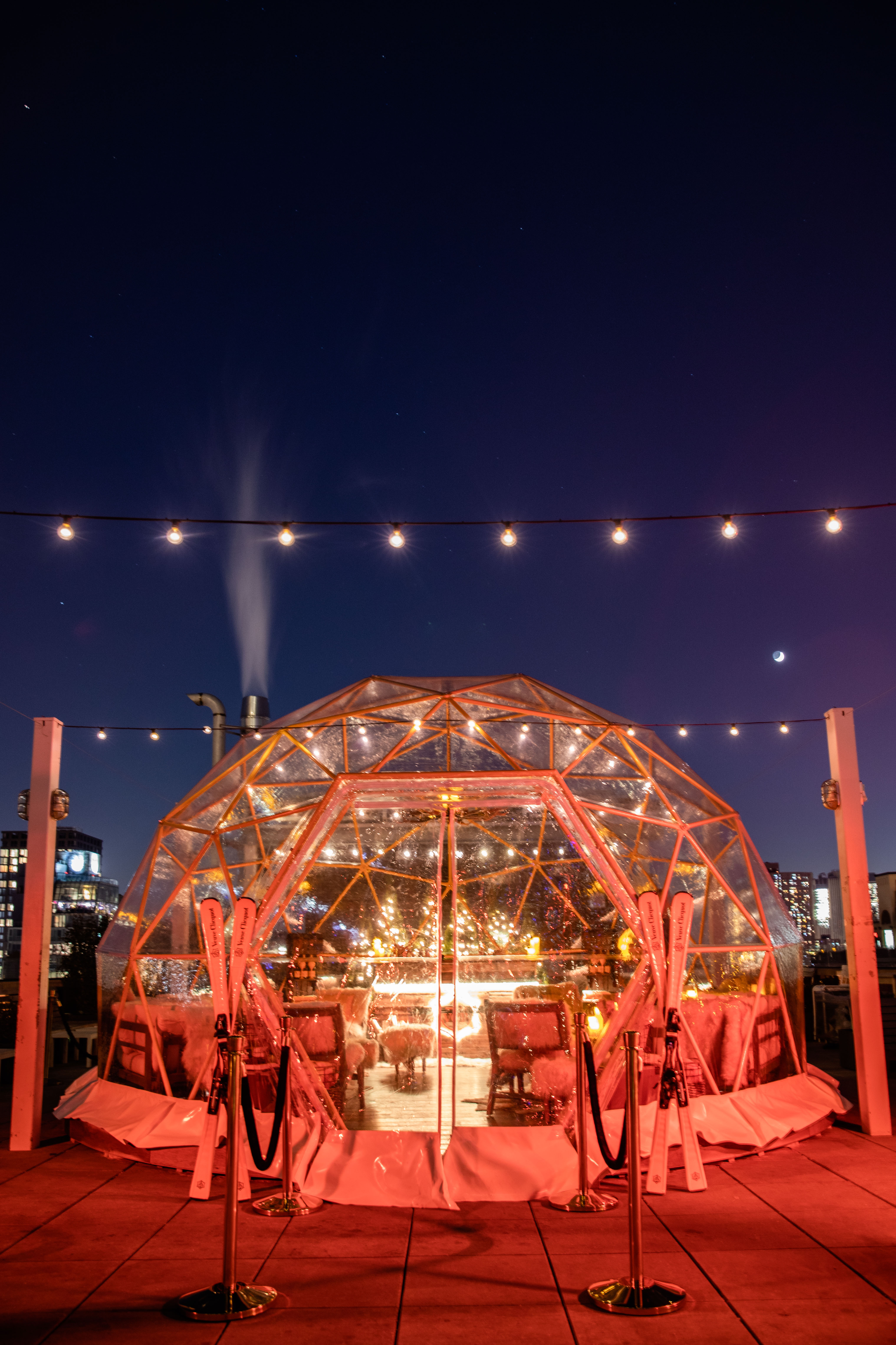 A Holiday Must: The Veuve Clicquot Winter Chalet at Mr. Purple